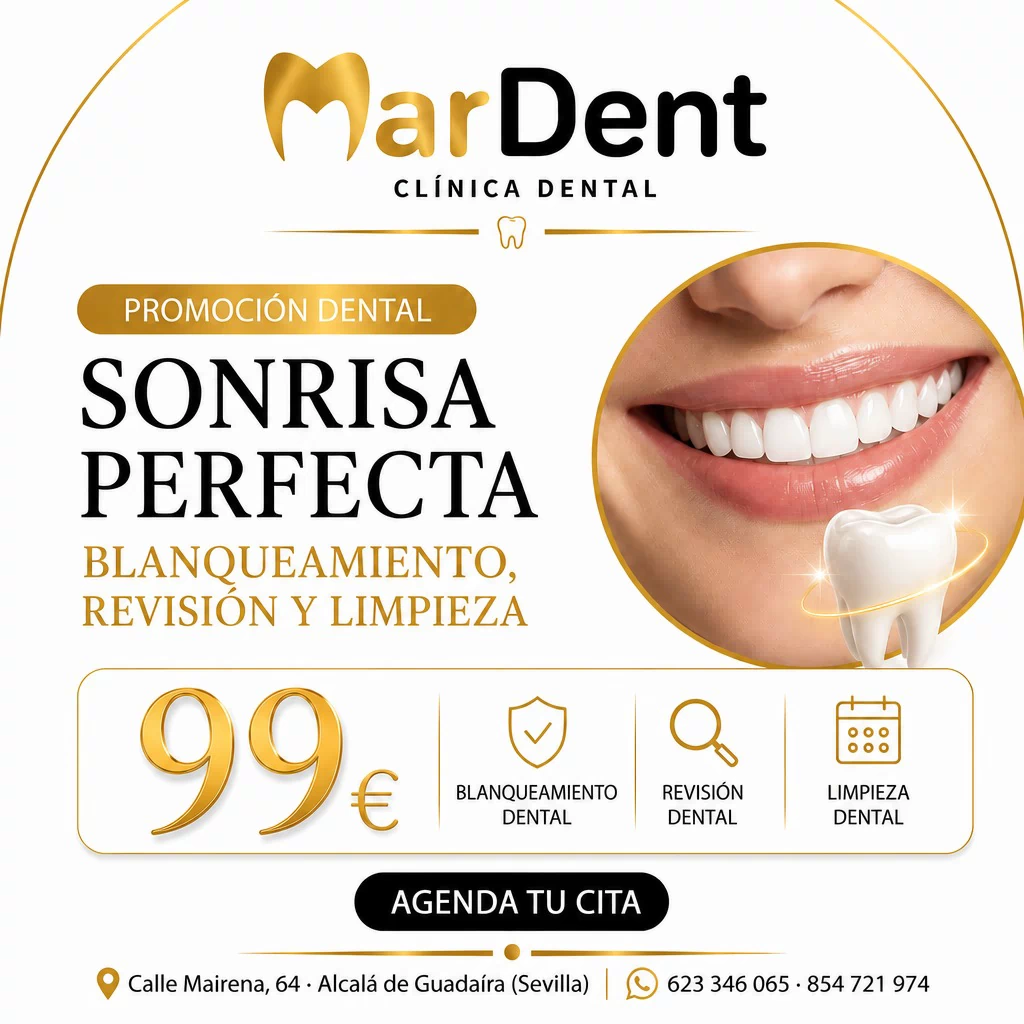 Blanqueamiento, revisión y limpieza por solo 99€
